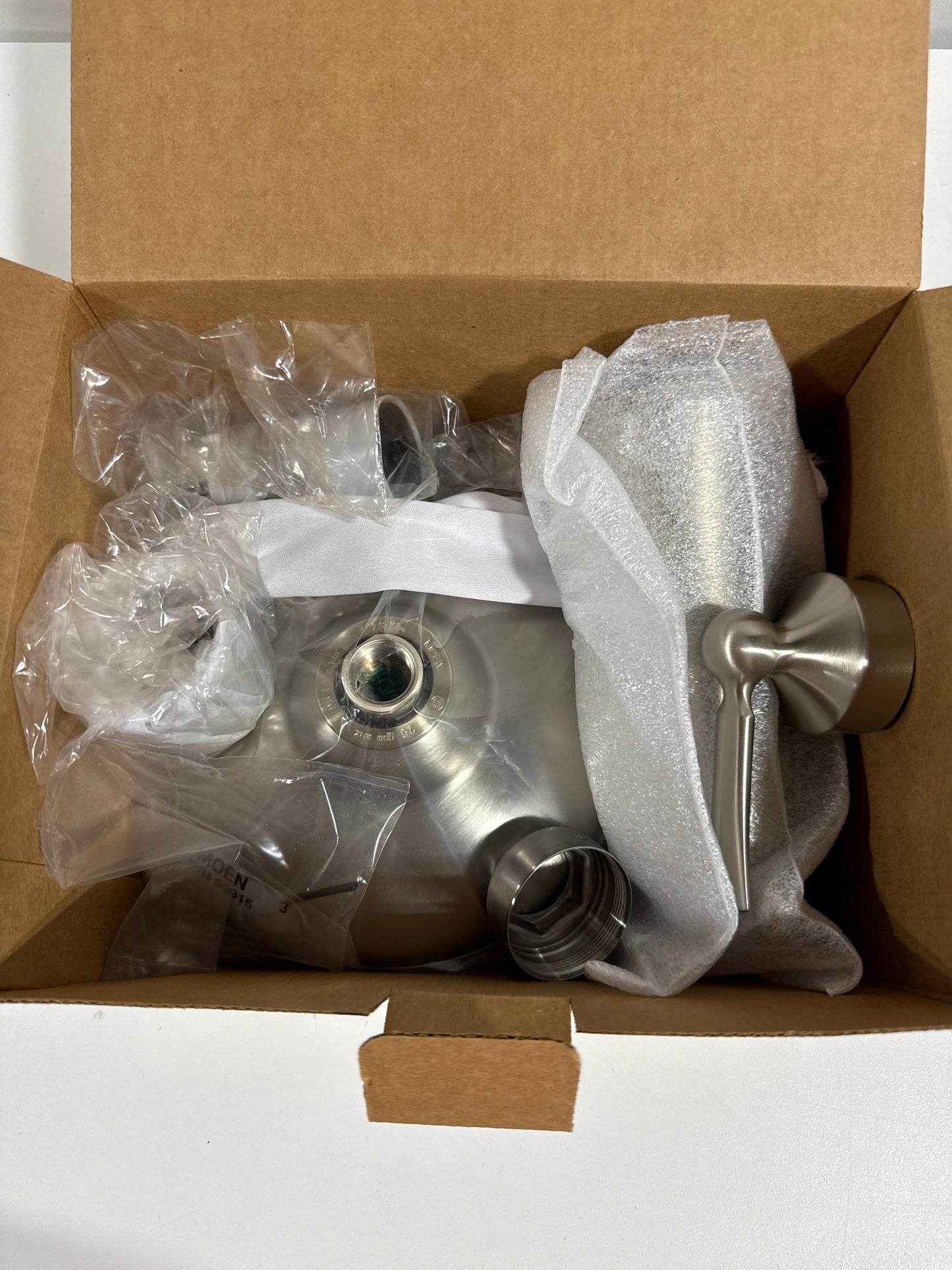 Moen UT35503BN Wynford M-CORE 3-Series 1-Handle Tub and Shower Trim Kit, Valve Required, Brushed Nickel