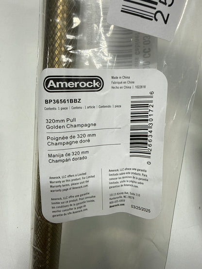 Bronx 12-5/8 in. (320mm) Modern Golden Champagne Bar Cabinet Pull