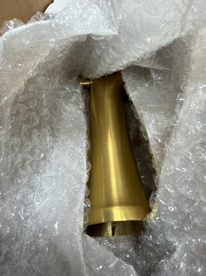 Kohler K-28563 Tempered 6-3/8" Integrated Diverter Tub Spout Vibrant Brushed Moderne Brass