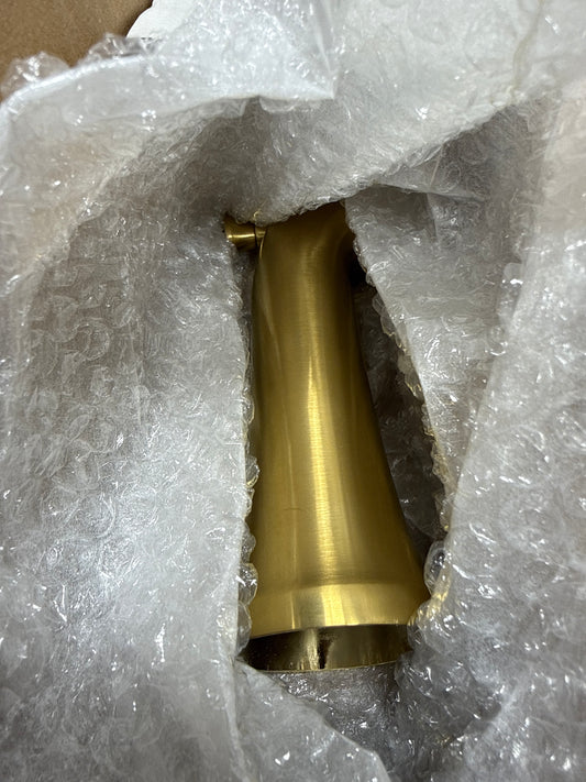 Kohler K-28563 Tempered 6-3/8" Integrated Diverter Tub Spout Vibrant Brushed Moderne Brass