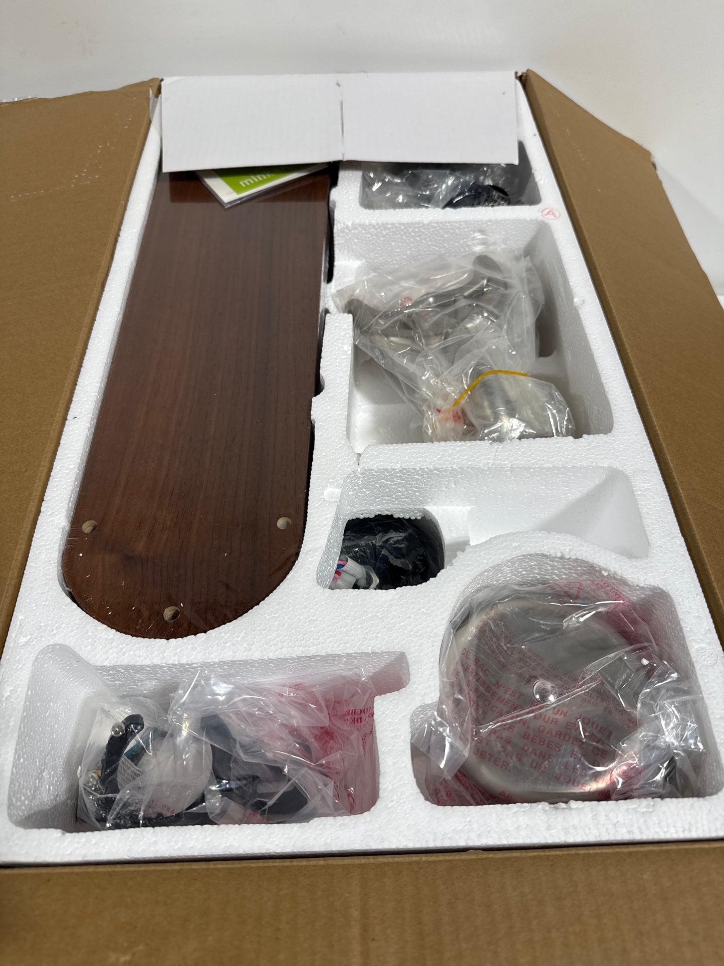 Minka Aire Contractor 52 Inch Ceiling Fan with Light Kit Contractor - F448L-BS/DW - Transitional