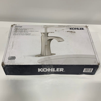 Kohler TOME Single Handle Bathroom Faucet Brushed Nickel