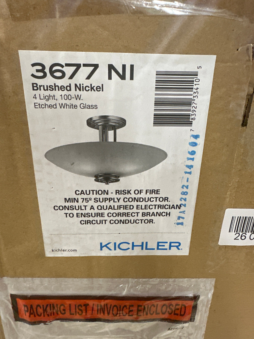 Kichler Lighting - Four Light Semi Flush Mount - Semi Flush Light - Hendrik - 4