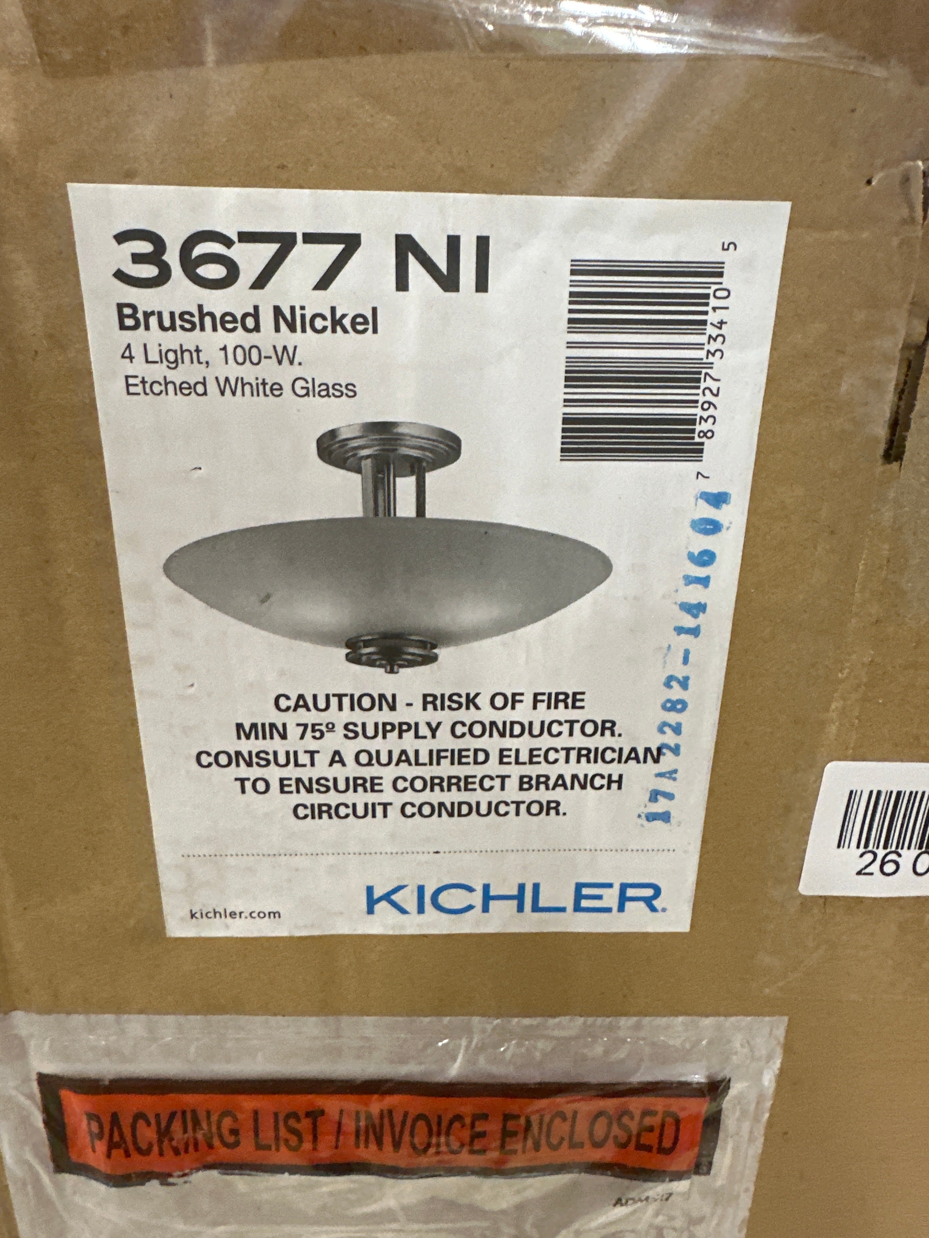 Kichler Lighting - Four Light Semi Flush Mount - Semi Flush Light - Hendrik - 4