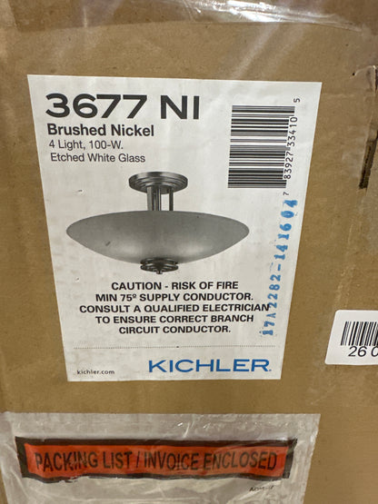 Kichler Lighting - Four Light Semi Flush Mount - Semi Flush Light - Hendrik - 4