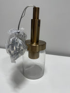 See Desc Champagne Bronze One Light Mini Pendant from the Madden Collection