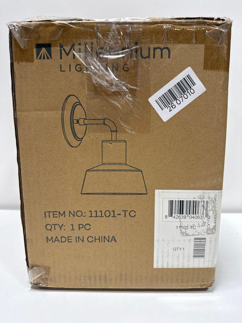 Millennium Lighting Lloyd 10 Inch Outdoor Wall Light Lloyd - 11101-TC - Transitional