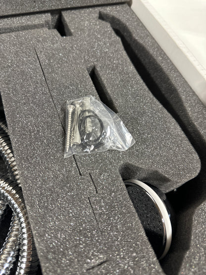 Perrin and Rowe U.5783N Georgian Era 1.8 GPM Single Function Hand Shower - Includes Hose and Riser Diverter Polished