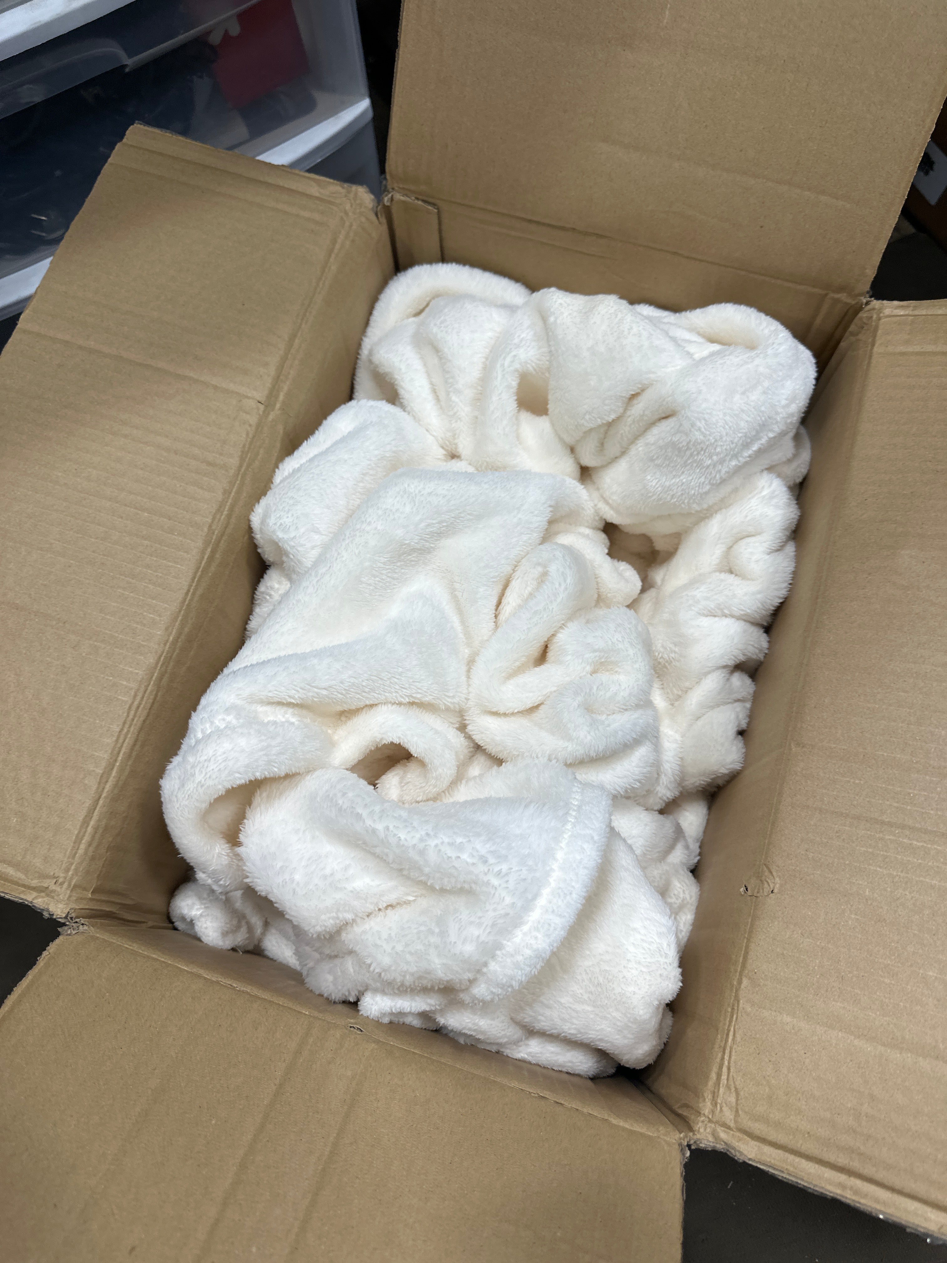 King Microplush Bed Blanket Sour Cream - Threshold - *Bedding