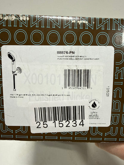 Brizo 88876 Invari 1.75 GPM Multi Function Hand Shower with H2OKinetic Technology with Included Hose