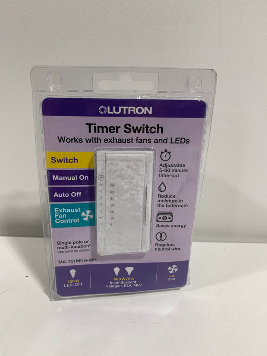 Lutron Maestro Indoor Countdown Timer 120 V White