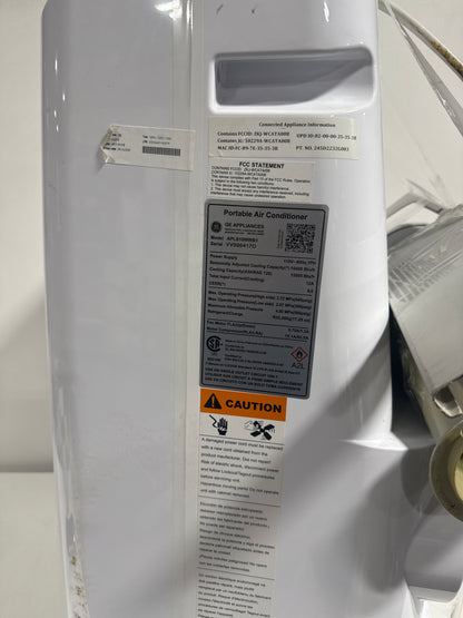 Used GE - 450 Sq. Ft. 10,400 BTU Smart Portable Air Conditioner - White