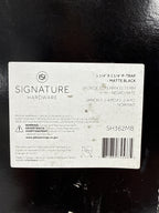 Signature Hardware 926610 1-1/4" P-Trap with High Box Flange Matte Black