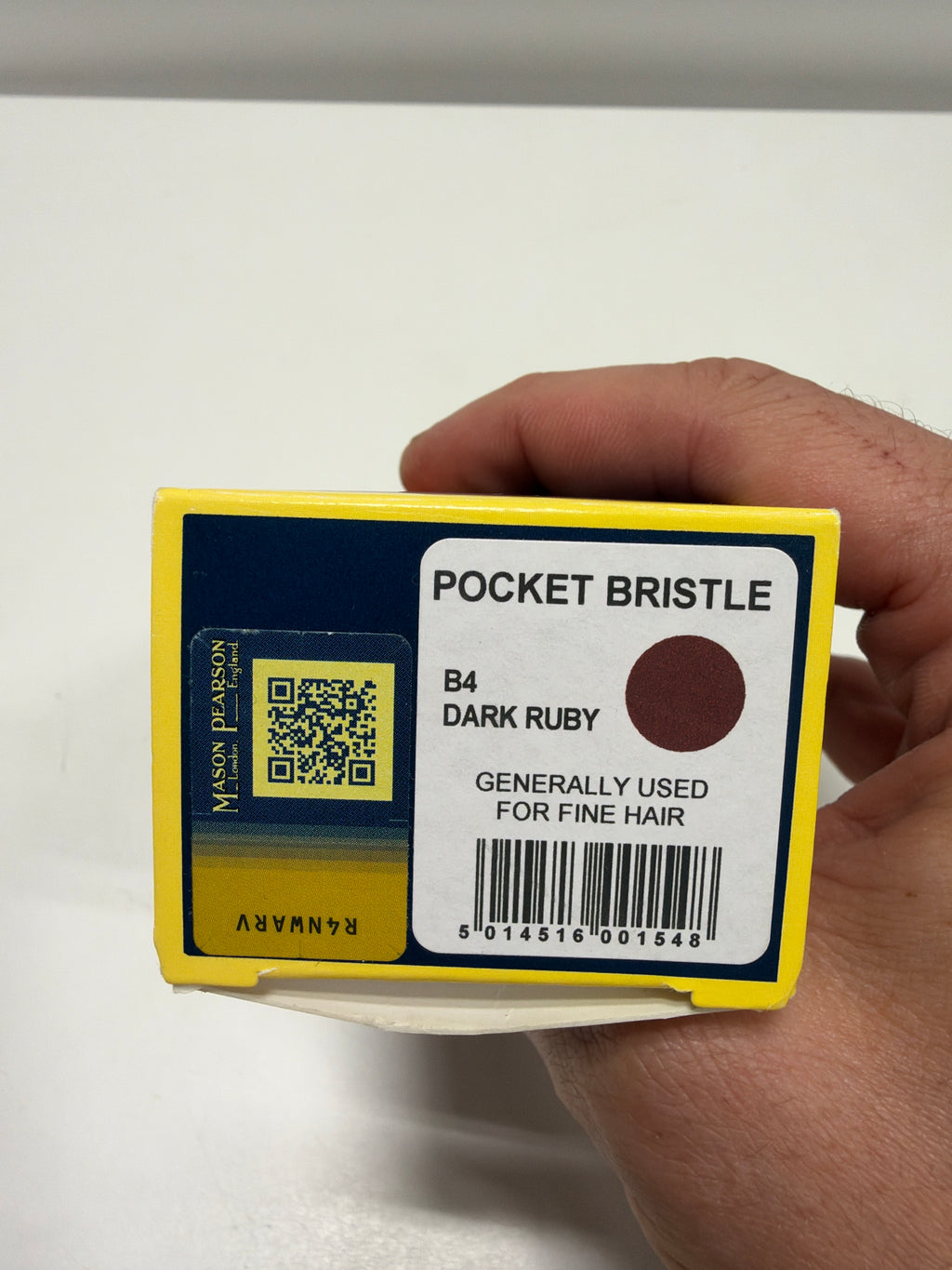 Mason Pearson Pocket Bristle Brush Dark Ruby B4