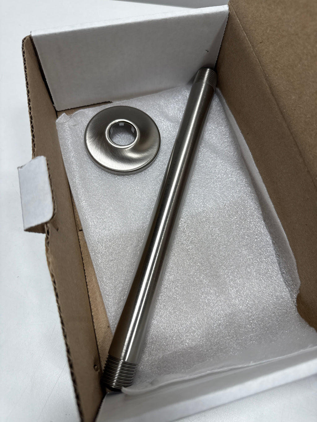 Delta Faucet U4999-SS Shower Arm and Flange, Stainless,9.00 x 2.88 x 9.00 inches
