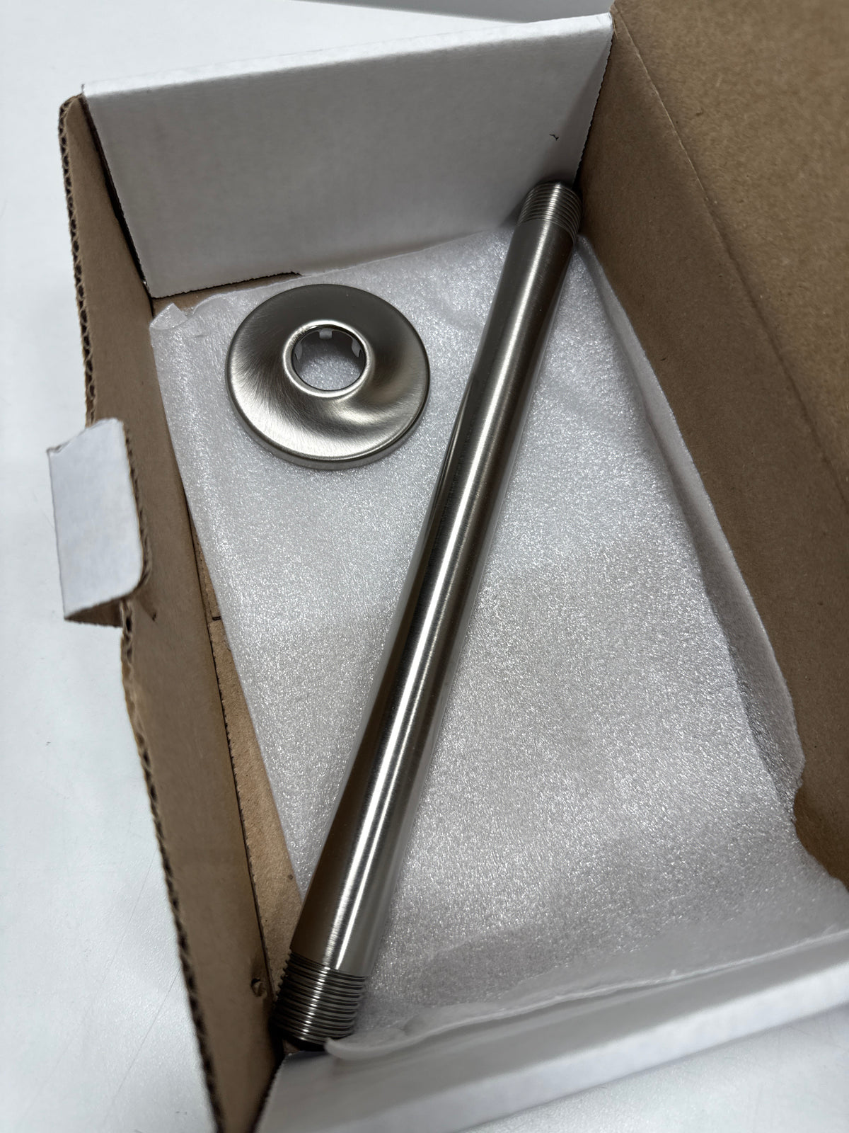 Delta Faucet U4999-SS Shower Arm and Flange, Stainless,9.00 x 2.88 x 9.00 inches
