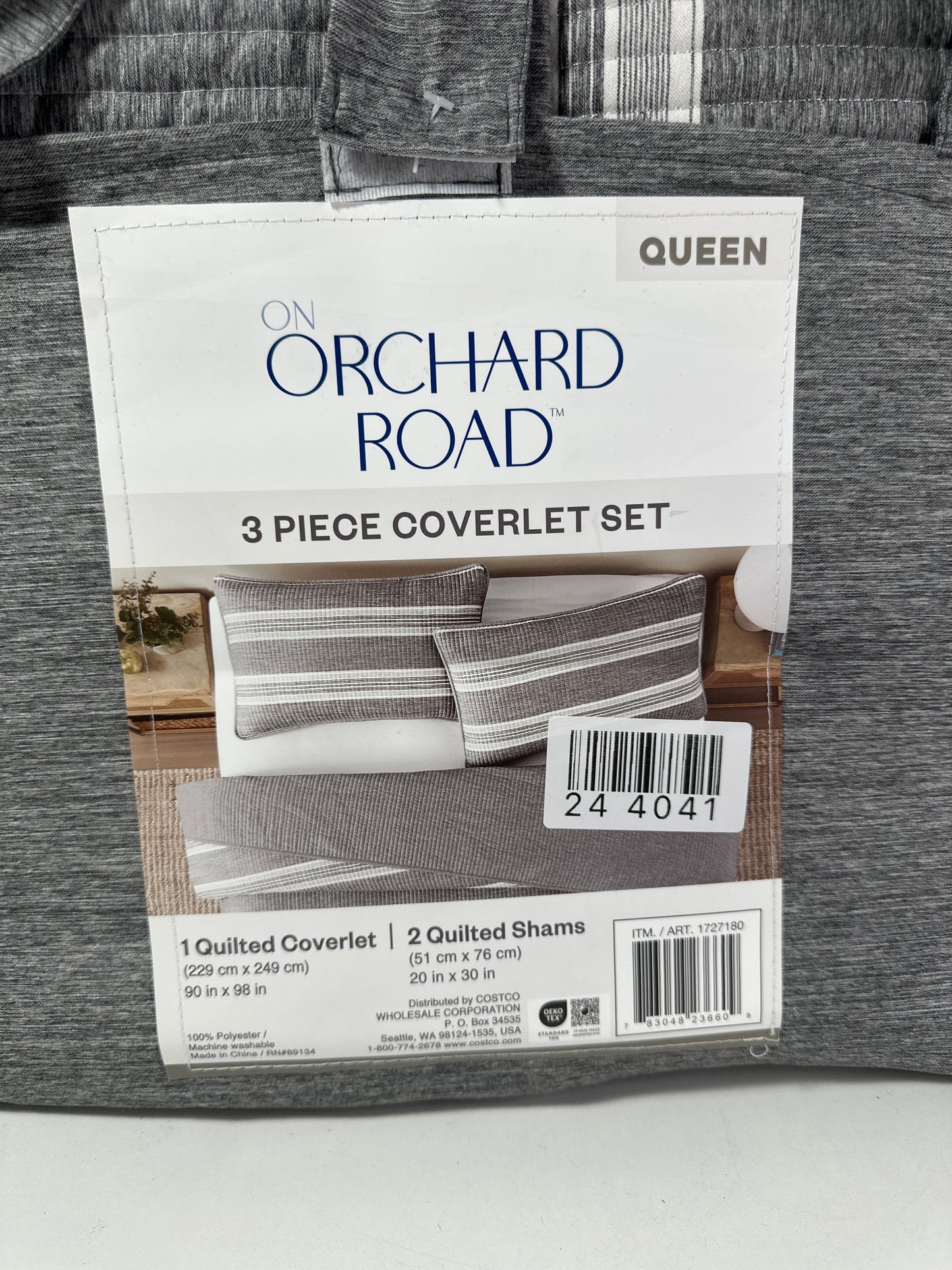 See Desc On Orchard Road - 3 pc Coverlet Set Queen