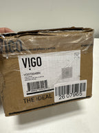 Vigo VG07004 Elan 4" Square Shower Drain Brushed Nickel Showers Shower Drains Standard Drains