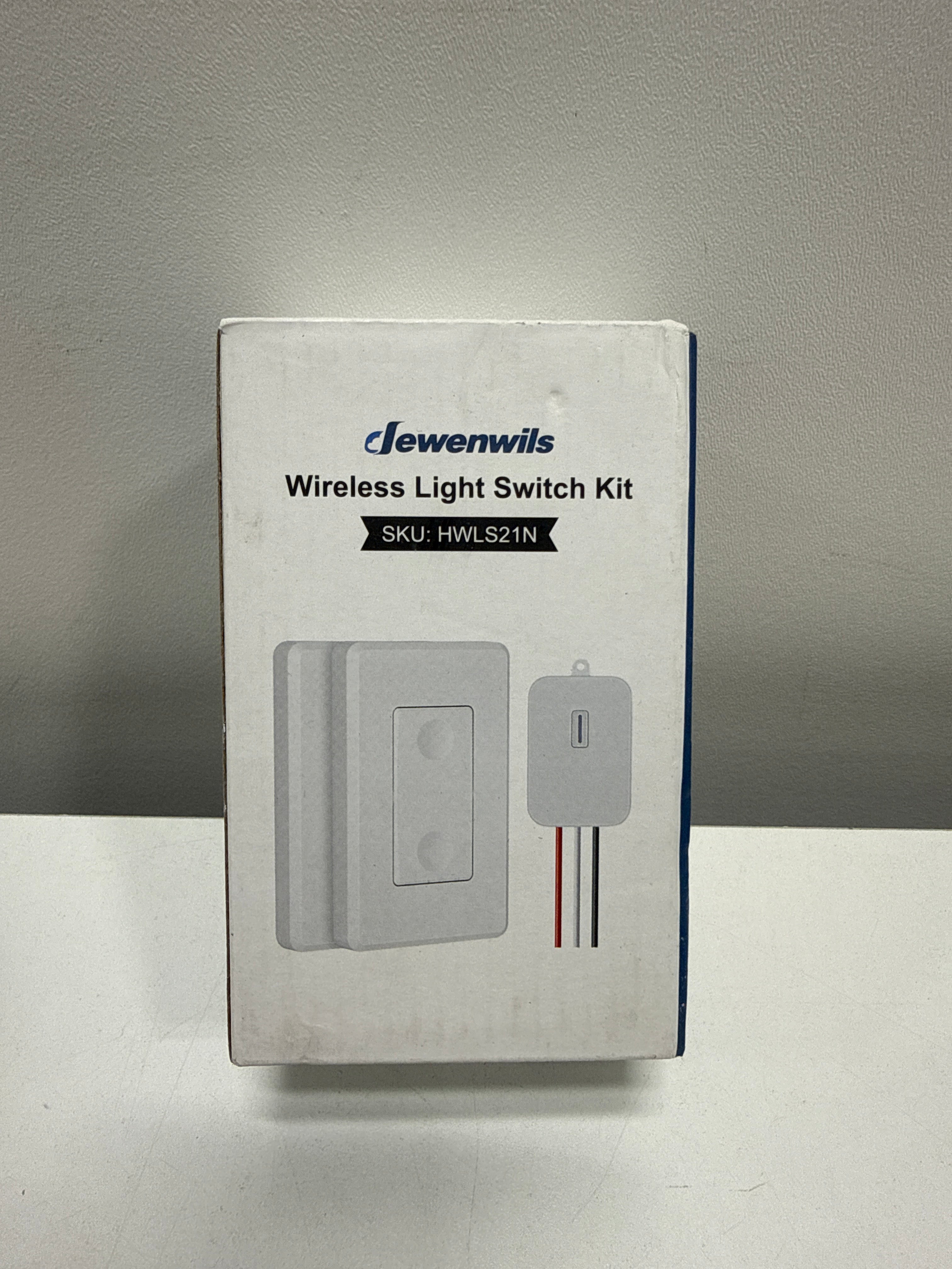 DEWENWILS 15 Amp High Power Wireless Remote Control No in-Wall Wiring Light 3-Way Switch Kit