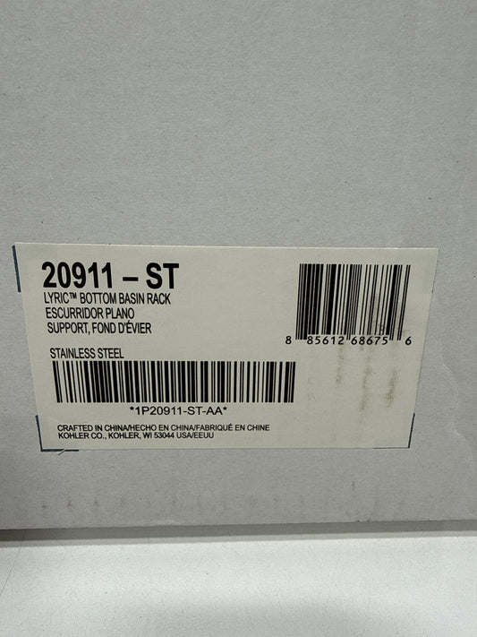 Kohler K-20911-ST Lyric Sink Rack, Stainless Steel