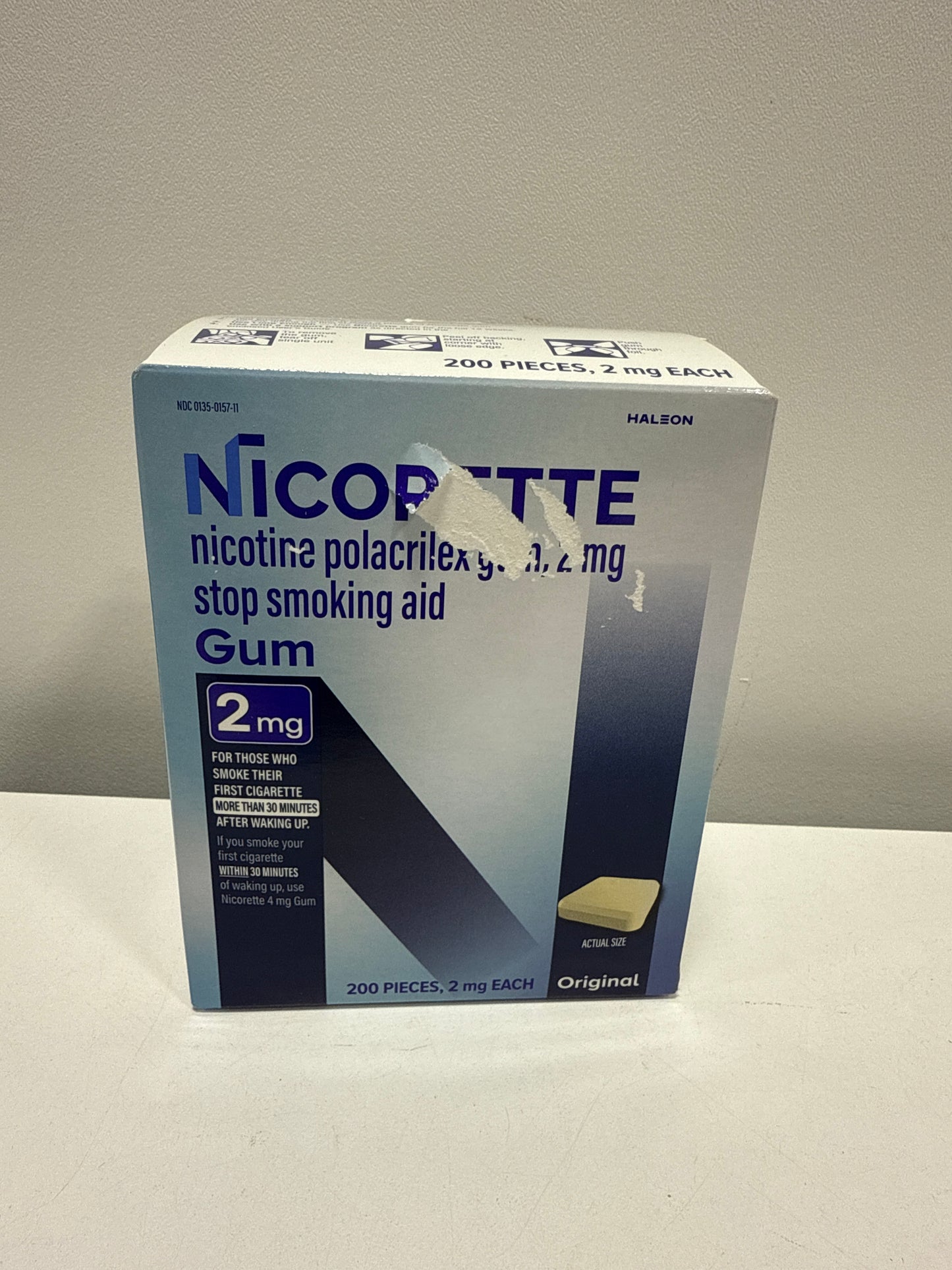 Nicorette 2mg Original Gum - 200 Pieces