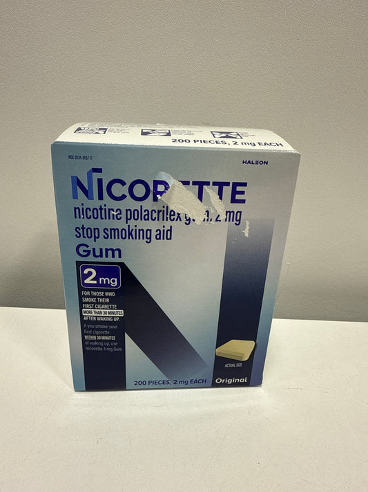 Nicorette 2mg Original Gum - 200 Pieces
