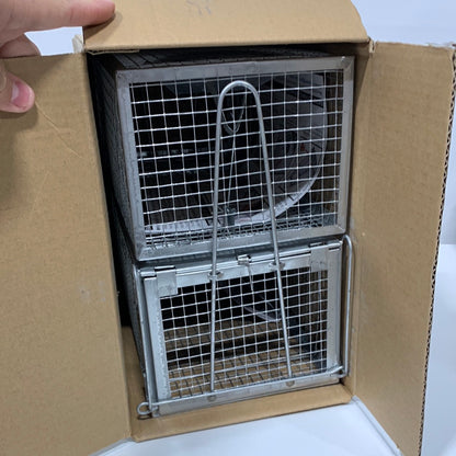 Gingbau 2-Pack Rat Traps Humane Live Chipmunk Cage Traps