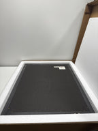 Design House Shorewood Mirror, Matte Black Wood Frame, Rectangle, 24 in x 0.75 in x 30 in, 589648