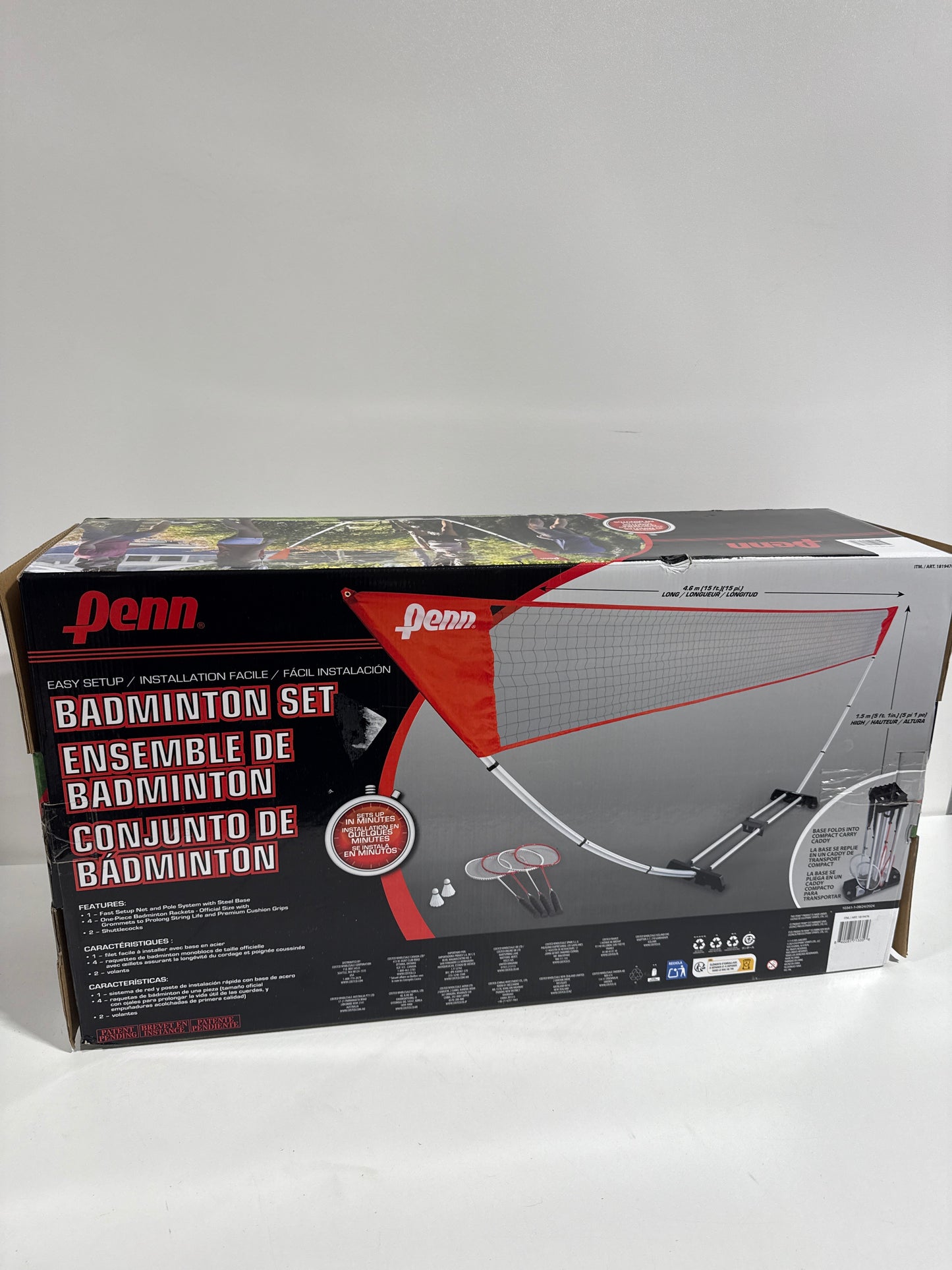 Penn Premium Easy Setup Badminton Set
