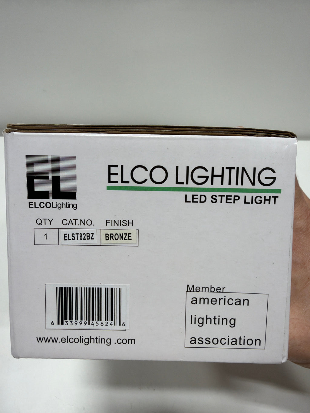 Elco ELST82 LED Brick Light with Grill Faceplate Bronze
