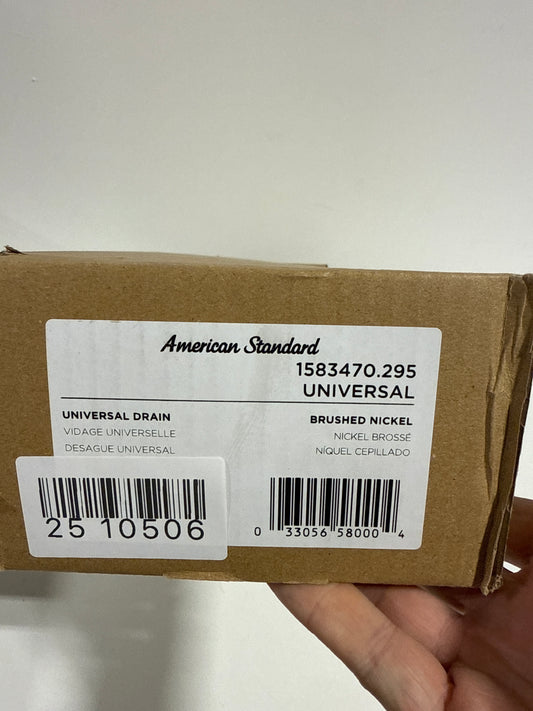 American Standard 1583.470.295 Universal Bath Drain, Satin Nickel