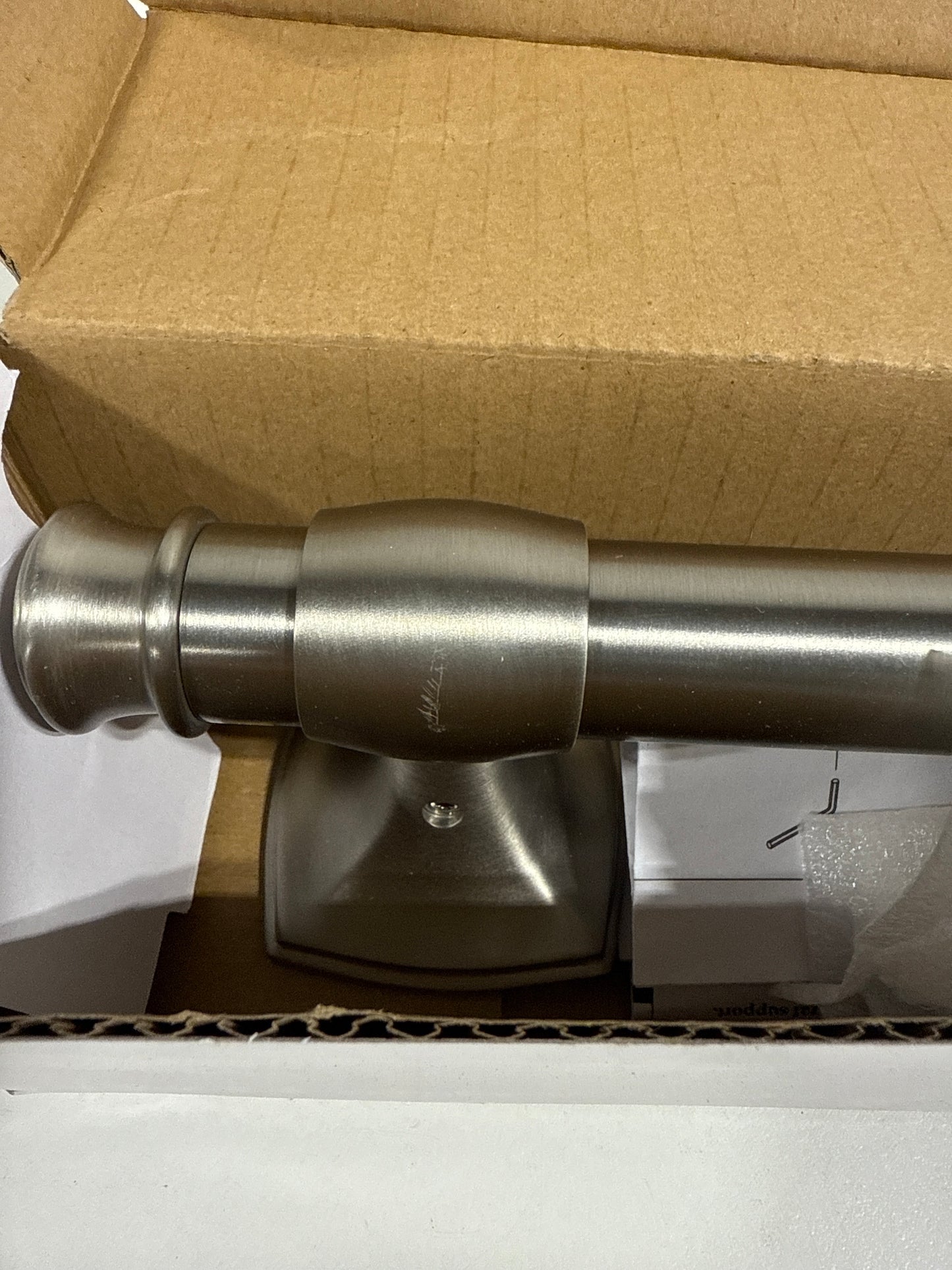 Scratch Arsdale 9 in. Grab Bar in Vibrant Brushed Nickel