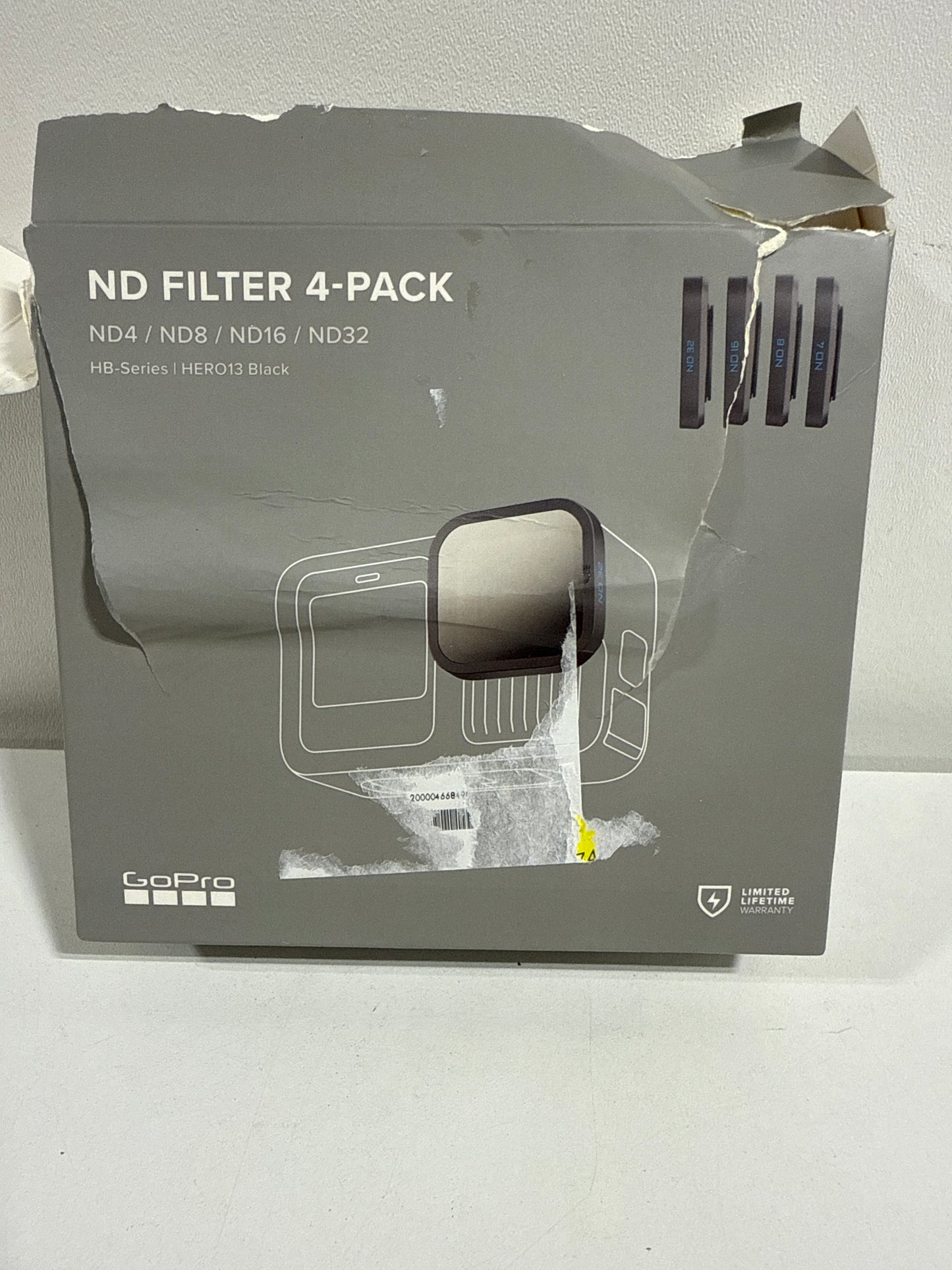 GoPro HB Series ND Filter Kit for HERO13 Black, 4-Pack