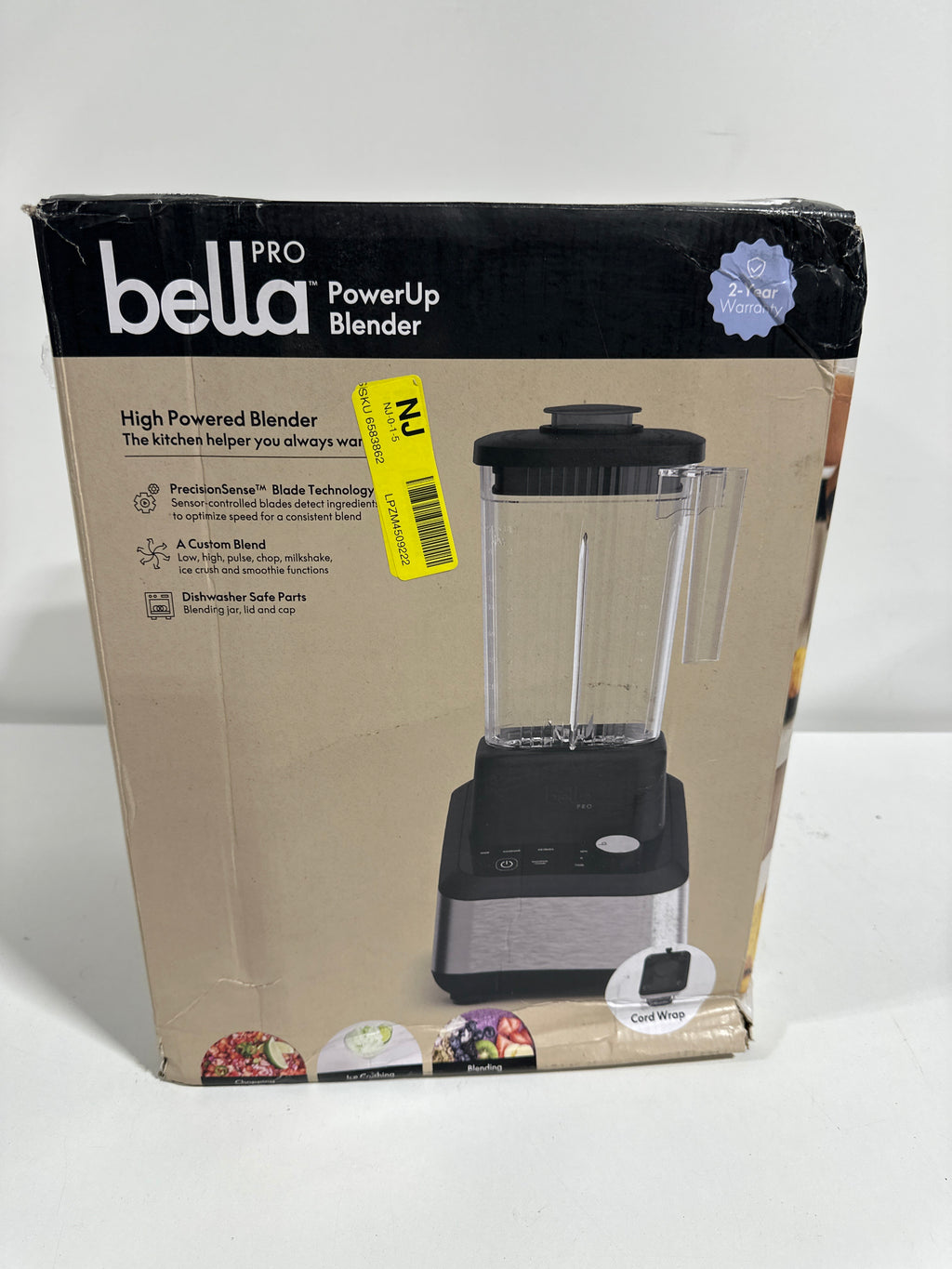 Bella PRO - PowerUp High Powered Blender - Stainless Steel - *Kitchen Appliances