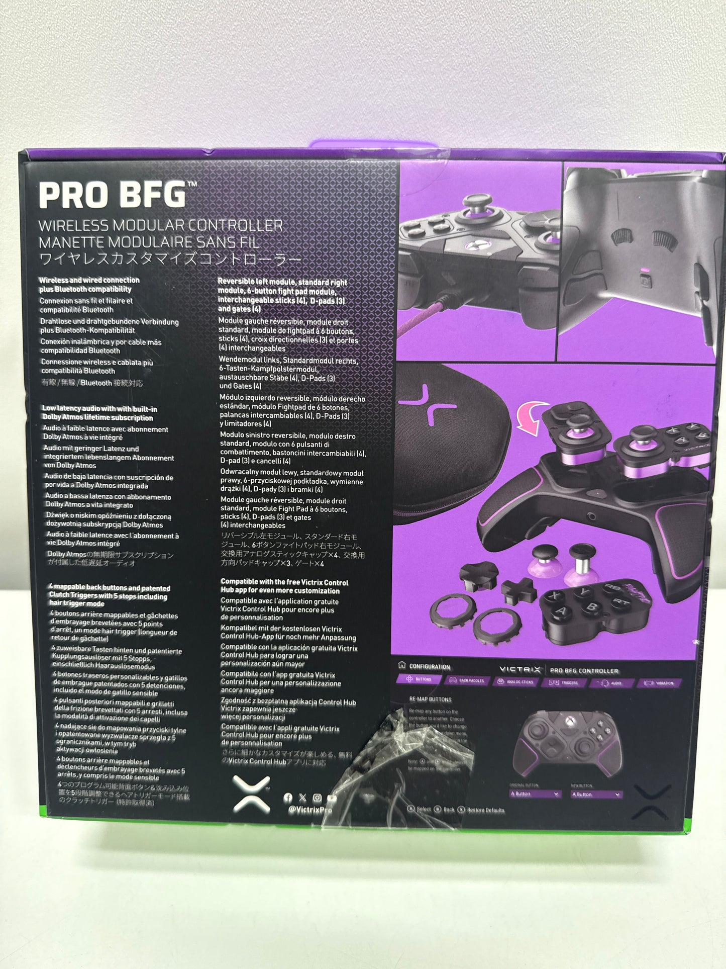 PDP - Victrix Pro BFG Wireless Controller for Xbox Series X|S, Xbox One, and Windows 10/11 PC - Black