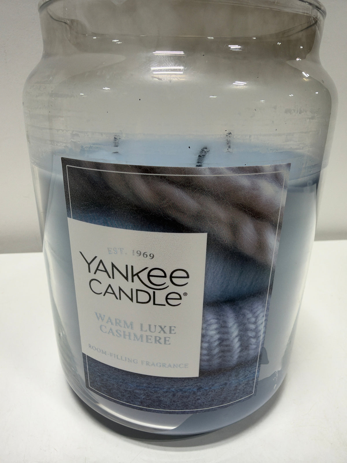 Used Yankee Candle 60 oz. Jar Candle Warm Luxe Cashmere