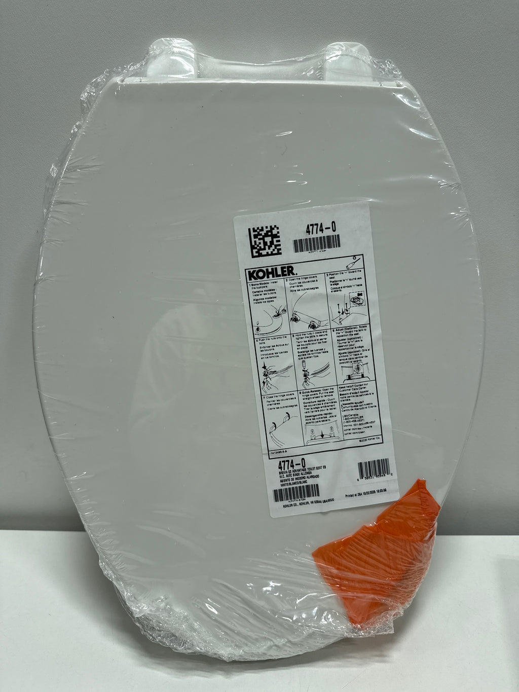 Kohler Brevia Elongated Toilet Seat with Quick-Release Hinges White - *Plumbing