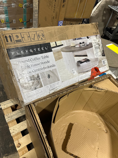 Damage Flexsteel Melody 35” Round Coffee Table