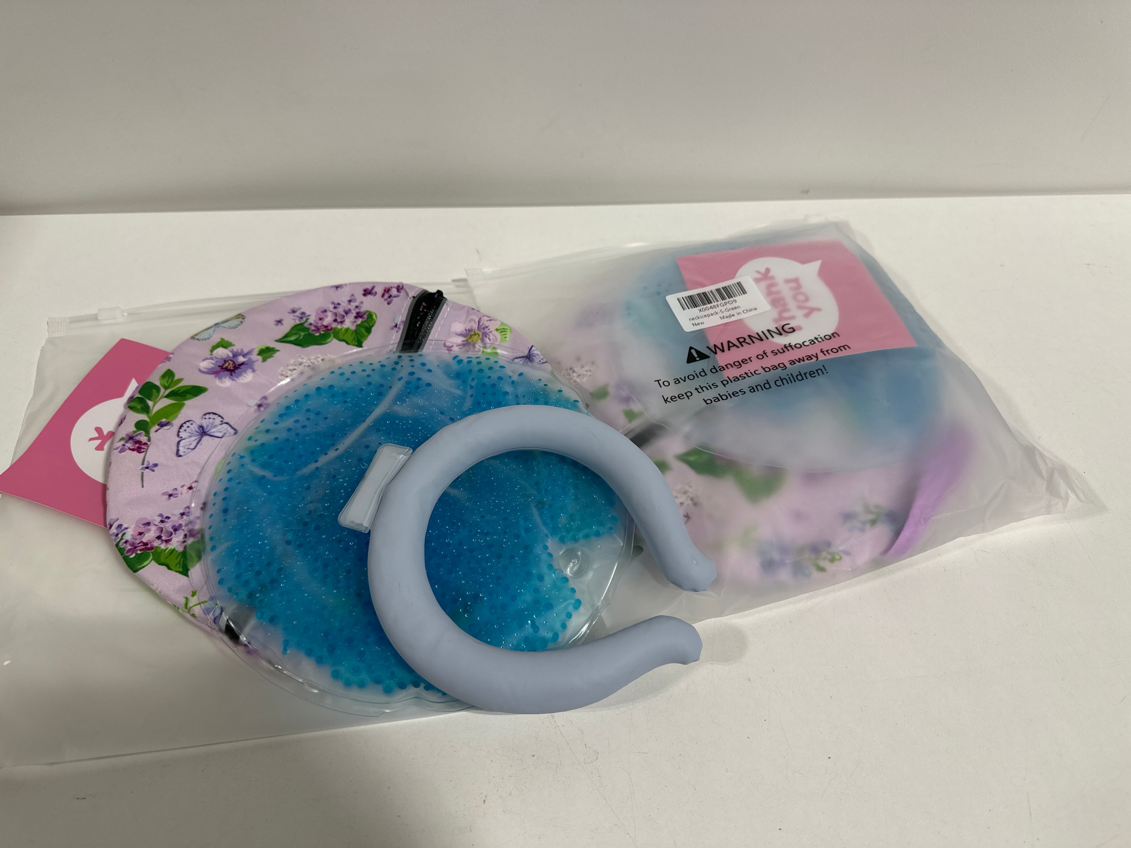 2 - HI FINE CARE Neck Cooling Tube Neck Cooler Ring Neck Cold Pack Reusable Neck Cooler Heat Cooling Collar Summer Heat