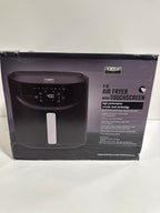 Bella PRO - 8-qt. Touchscreen Air Fryer with Divided Basket - Matte Black - *Kitchen Appliances