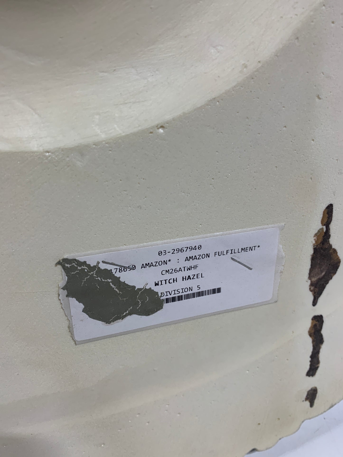 Ekena Millwork CM26ATWHF 26"OD X 3 3/4"ID X 1 1/2"P Attica With Rose Ceiling Medallion Fits Canopies Up To 4 1/2", Witch Hazel