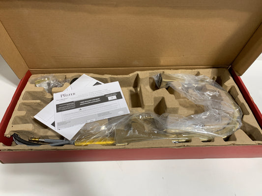 Pfister GT529-PFM Pfirst Modern 1.8 GPM Single Hole Kitchen Faucet Brushed Gold Faucet Kitchen Single Handle