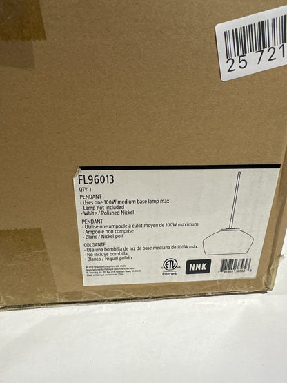 Miseno Ml98586 1 Light 14 Wide Pendant - White