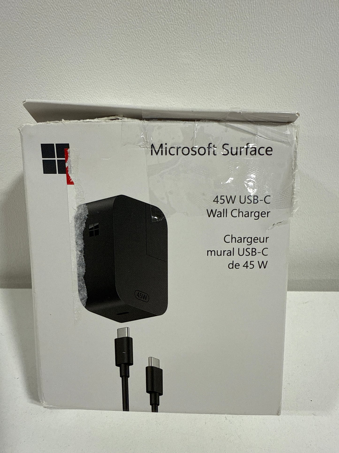 Microsoft - Surface 45W USB-C Wall Charger - Black