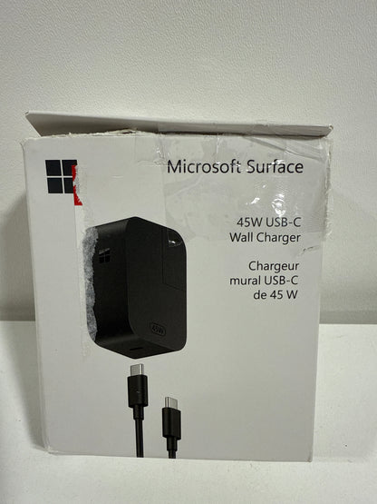 Microsoft - Surface 45W USB-C Wall Charger - Black