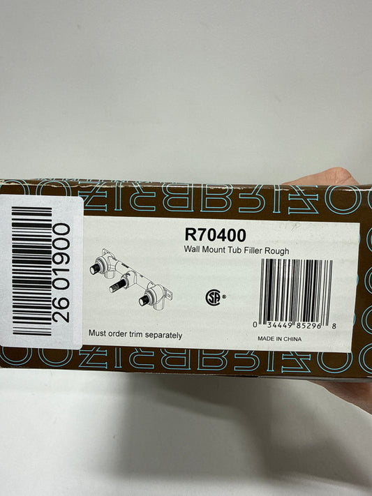 Brizo Rough In for Two-Handle Wall-Mounted Tub Filler R70400