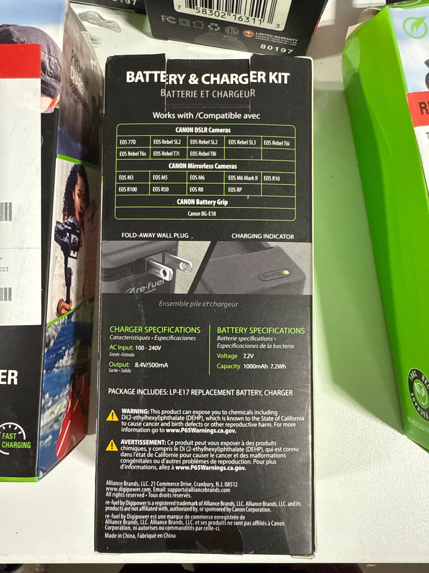 Lot of 14 - Digipower - Digital Camera Battery & Charger Kit, Replacement for Canon LP-E17