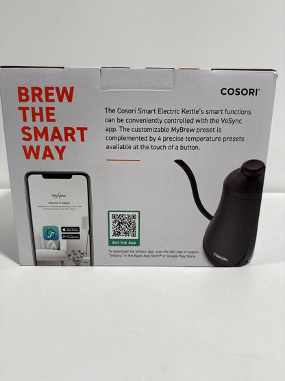 Smart Gooseneck Kettle, 0.7L, Black