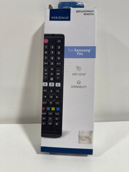 Control remoto de repuesto Insignia NS-RMTSAM21 para televisores Samsung