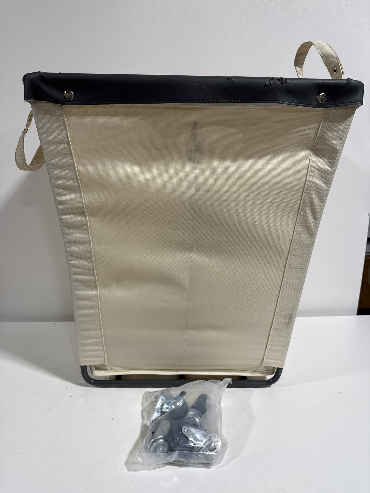 See Desc Seville 2 Section Laundry Hamper